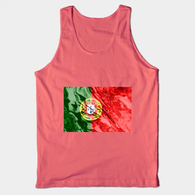 Flag of Portugal - Marble texture Tank Top by DrPen